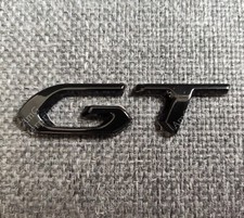 Gt Glossy Black Rear Or Side Badge Emblem For Peugeot 208 2008 308 3008 5008 508