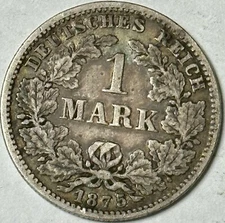 Germany 1875-G 1 Mark - Original Patina