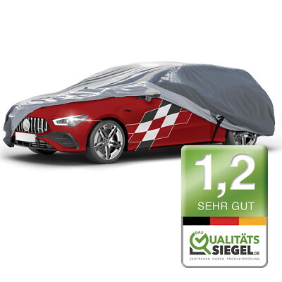 Abdeckplane Auto All Weather Plus, Autoplane Vollgarage Größe 5 Kombi grau