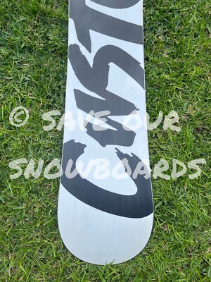 EUC Burton Custom Twin Flying V snowboard 2016 158 cm. | eBay