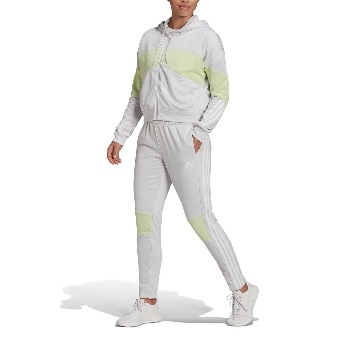 ADIDAS TUTA DONNA POLIESTERE GARZATO art. W BOLD BLOCK TRACKSUIT