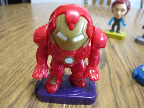 LOT OF 8 2019 2020 MCDONALD'S HAPPY MEAL AVENGERS HEROS FIGURES - Picture 7 of 9