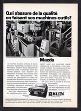 1975 MAZDA RX-4 Hardtop Vintage Original Small Print AD - Motor factory photo