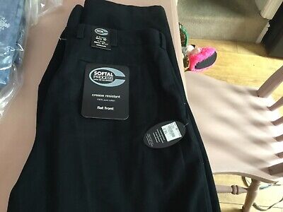 navy jeans Trousers crease resistant waist38 leg 31.5 new with tag 