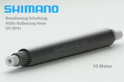 10 Meter SHIMANO Bowdenzug Schaltzug Hülle Außenzug 4mm Teflon cable schwarz 