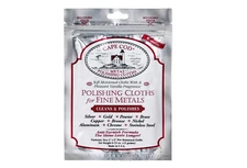 Cape Cod Polishing Cloths for Fine Metals,  2 Clothes Inside, Polish Watches