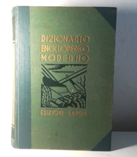 DIZIONARIO ENCICLOPEDICO MODERNO VOLUME PRIMO LIBRO ILLUSTRATO DA COLLEZIONE