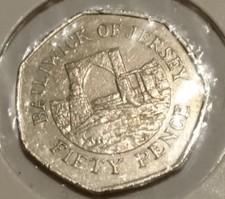 Jersey circulated 50p coin (2005)