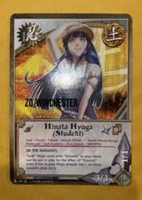 Hinata Hyuga (Student) 797 1st Edition CARD Naruto Anime Game Shippuden Series