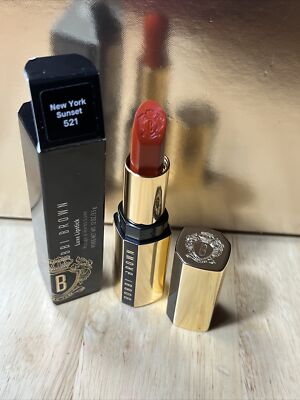 Bobbi Brown Luxe Lipstick New York Sunset 521 Full Size BNIB | eBay