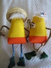 Grandpa & Grandma Candy Corn Dolls Halloween Fall Decoration Craft Folk Art — photo 3