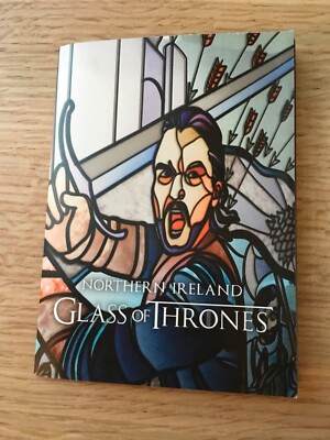 GLASS OF THRONES promo folded to save postage. plan before you go (N)