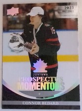 2023 Upper Deck Team Canada Juniors Prospectus Momentous Connor Bedard PM-36