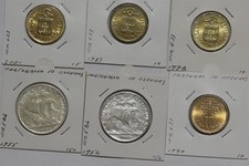 🧭 🇵🇹 COLLEZIONE MONETE 10 SCUDI PORTOGALLO CON ARGENTO B84 #136