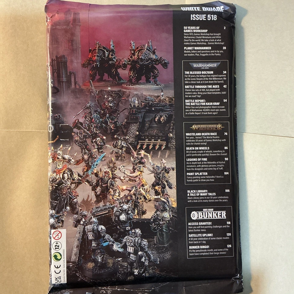 Games Workshop Warhammer White Dwarf magazine Nov '25 50 Years of Games Workshop - Image 2 of 2