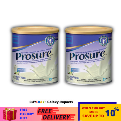 2 X Abbott Pro Sure Vanilla Milk High Protein, Prebiotic & EPA 380g
