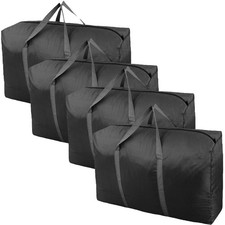 100L Extra Large Storage Bags Big Moving with Strong Zippers  Carrying Handles