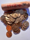 1958-D Lincoln Wheat Cent Roll 50 Brilliant Uncirculated Red BU Pennies