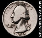 1942 Silver Washington Quarter - Scarce  Better Date  No Reserve  #M389 — photo 1