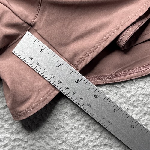 Pantaloncini Nike One Dri-Fit Mid-Rise 3” slip foderati allenamento malva palestra donna M nuovi con etichette - Foto 7 di 14