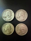 New Listing1958D 1961D 1962D 1963D Washington 90% Silver Quarters - Lot#6