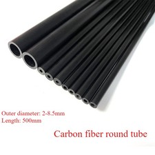 10x Carbon Fiber Tube OD2-8.5mm Hollow Pipe/Rod Pole for RC Airplane kite model