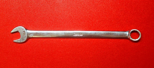 Snap On Tools USA OEX14 7/16" 12Pt, 7" Long Chrome Combination Wrench 12 Point