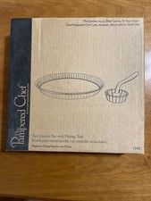 Pampered Chef Tart Quiche Pan with Fluting To...