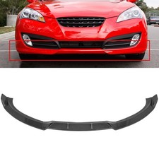 For 2010-2012 Hyundai Genesis Coupe Front Bumper Lip Spoiler Carbon Look