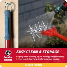 Rotary Cultivator & Hand Tiller - 2-In-1 | Aerate, Weed, Cultivate, Plant, Re...