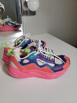Fila Trigate 5RM02273-891 Multicolor Running Shoes Sneakers Size 5