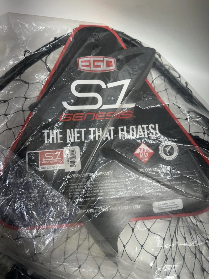 EGO S1 Size S 14x16  PVC Net, Black/Red, Small , 71370-1 - Image 2 of 4