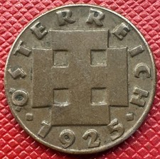 Austria 1925 Bronze 2 Groschen. KM# 2837