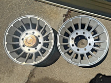 6.5 8 Lug AM Inc Turbine Wheels 8.25x16.5 Ford Dodge GMC Chevrolet Western Style