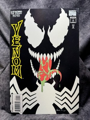 Venom: The Enemy Within #1 (February 1994, Marvel Comics) GLOW IN THE DARK
