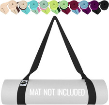 Adjustable Yoga Mat Strap Carrier - 30 Colors, Fits All Mats 