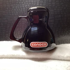 Vintage Original CONOCO Black Acrylic No-tip Travel Mug