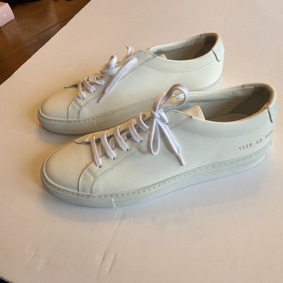 Common Projects Sneakers Women s Sz10 Classic- White/ White Leather NWOB