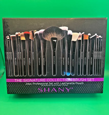 Shany 24-Piece Professional Makeup Brush Set With Leatherette Pouch