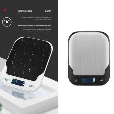 Waterproof Thin Profile Kitchen Scale Tare Function Double Weight Capacity