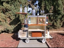 vending cart concession, bar cart, multi use *STURDY*