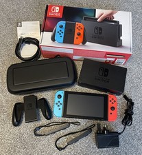 Nintendo Switch with Joycons and TV dock and case great condition