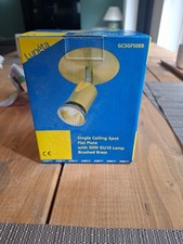 5 Brushed Brass Spotlights