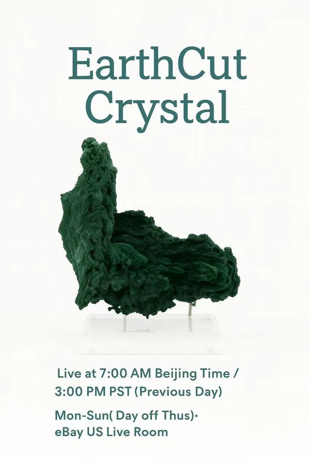 Earth Cut Crystal on live! Welcome come join us!This is Ella!