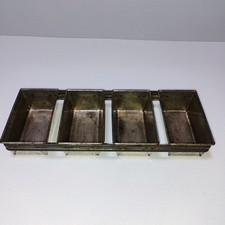 Vintage EKCO Industrial Commercial Welded Metal Loaf Baking Pans