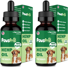 Hemp Oil for Dogs and Cats - Helps Pets with Anxiety, Stress, Sleep - Calming Dr
