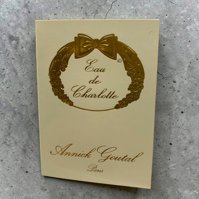 Annick Goutal Paris Eau De Charlotte EDT Eau de Toilette Sample Splash Carded