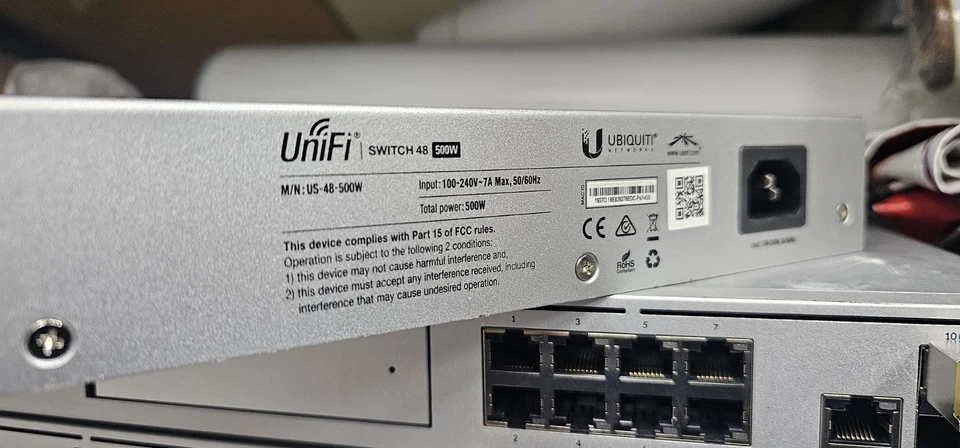 Ubiquiti Networks UniFi (US-48-500W) 48-Port Rack-Mountable Serial Switch - Image 2 of 3