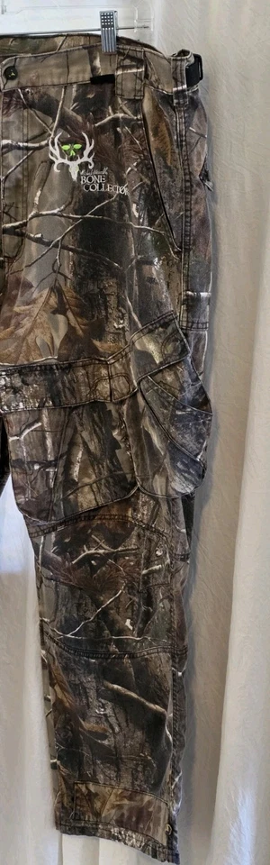Scent Blocker Pants Mens Large Brown Camo Bone Collector Hunting 9 Pocket - Image 2 of 4