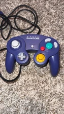 Official Nintendo GameCube Controller Clear Purple OEM DOL-003-UNTESTED-